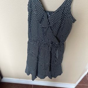 Express spaghetti strap wrap dress